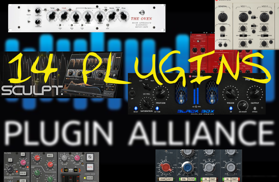 Plugin Alliance 14 Plugins Blackbox Sculpt Oven bx_console Lindell