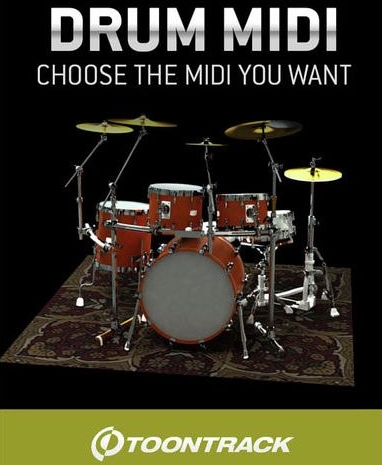 Toontrack 1x Drum Midi Pack of your choice