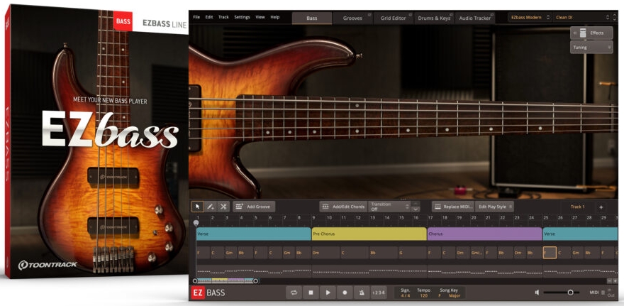 Toontrack EZbass -  Full Version