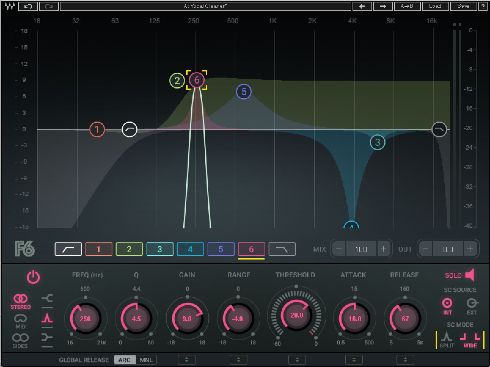 Waves F6 Floating-Band Dynamic-EQ