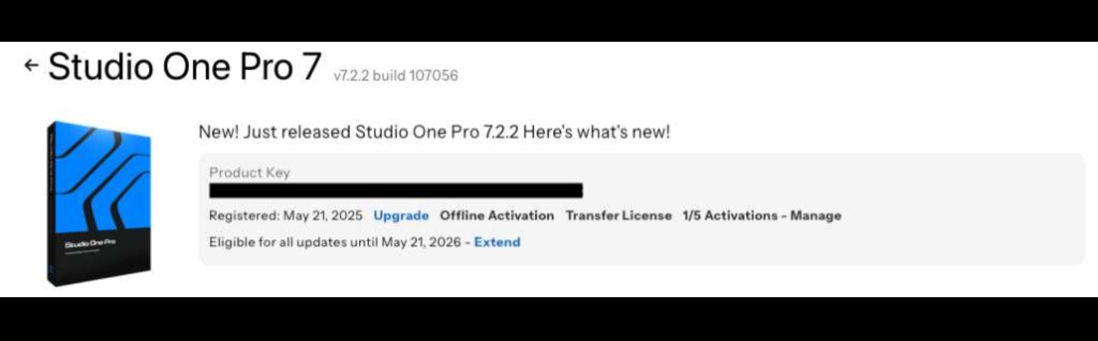 Presonus Studio one pro 7