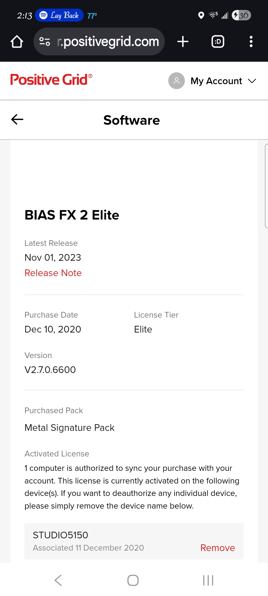 Positive Grid Bias Fx 2 Elite