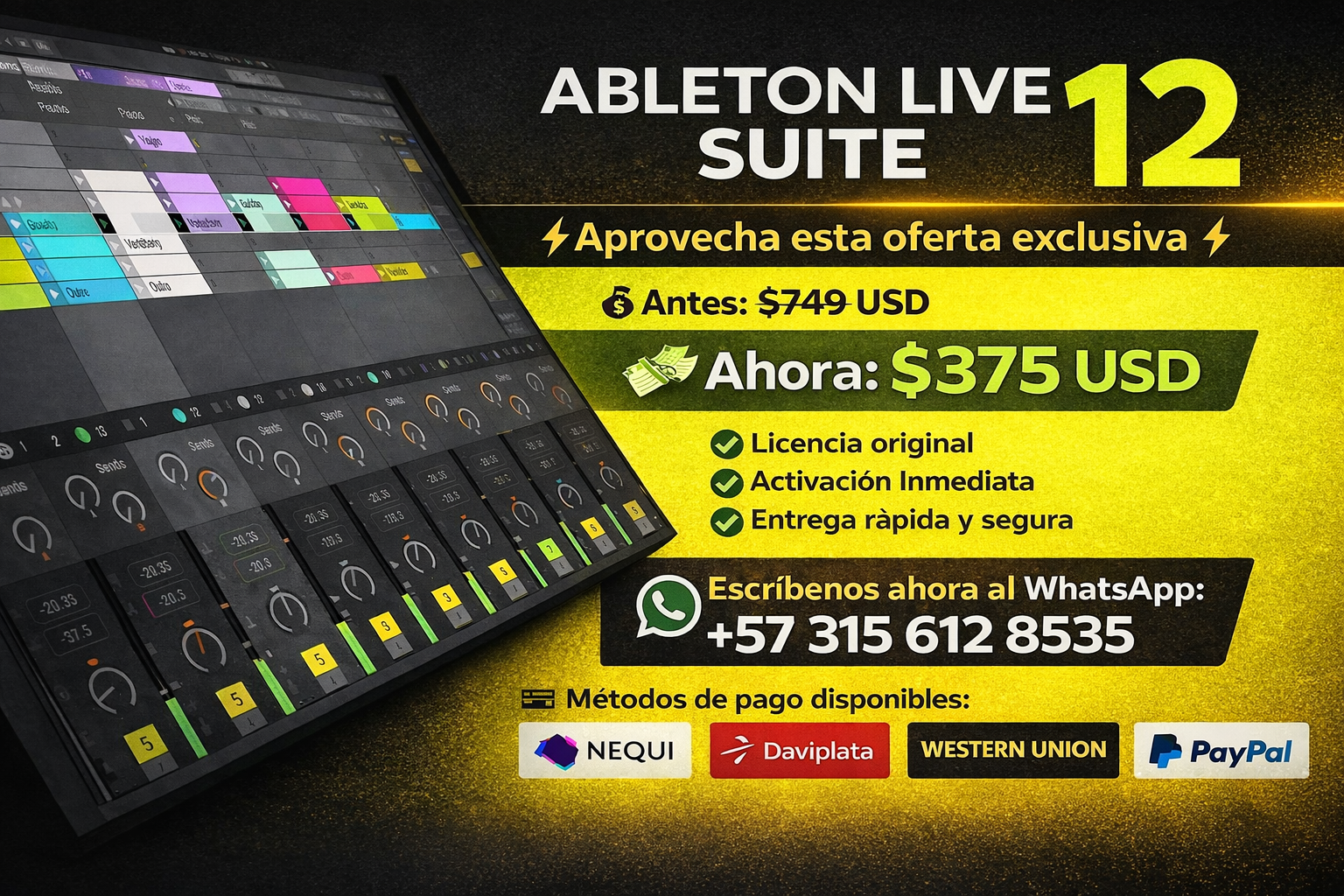 Ableton Ableton Live 12 Suite - Licencia digital