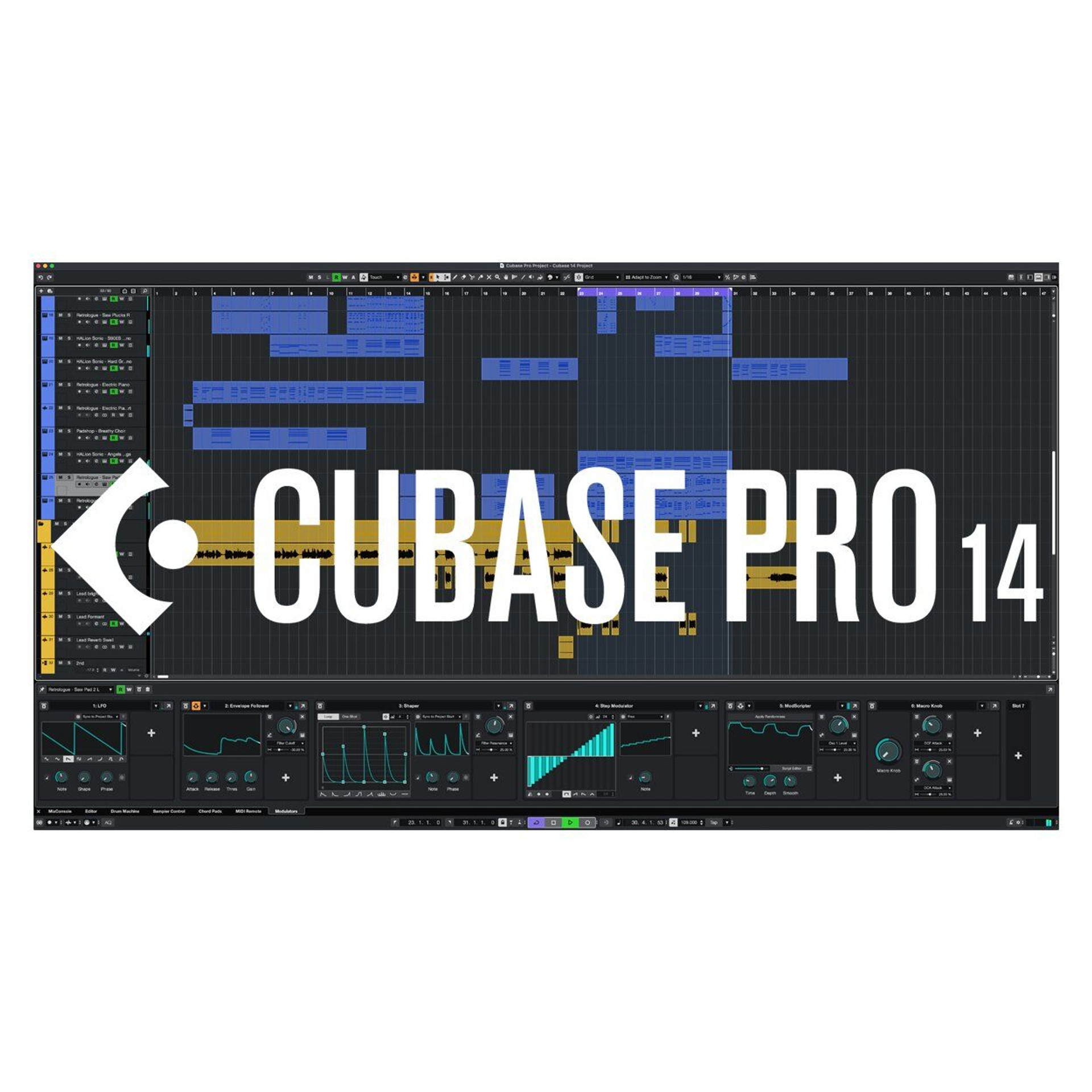 Steinberg Cubase Pro 14 with Absolute 6 and VST Sound Loops