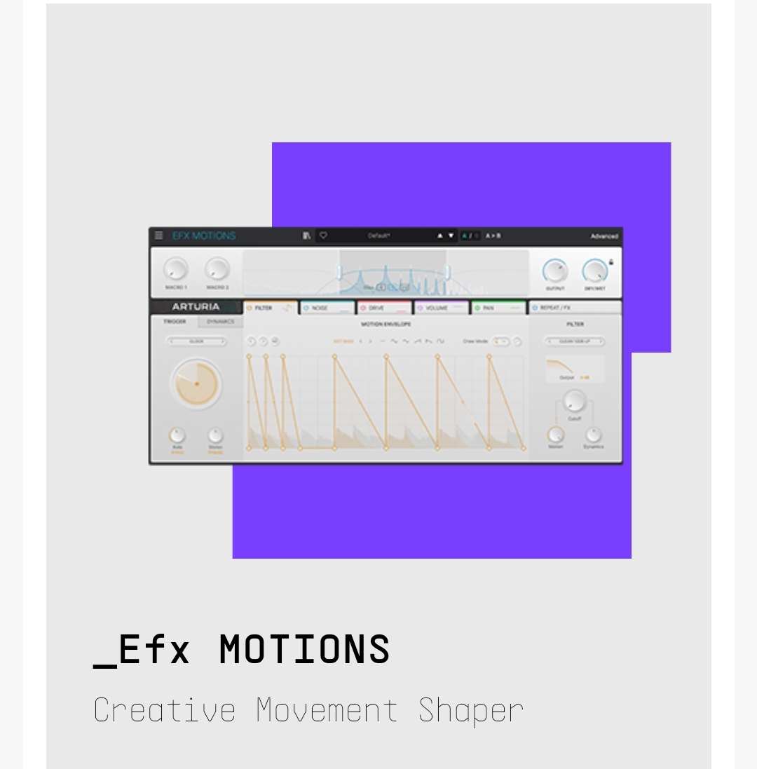 Arturia Efx MOTIONS