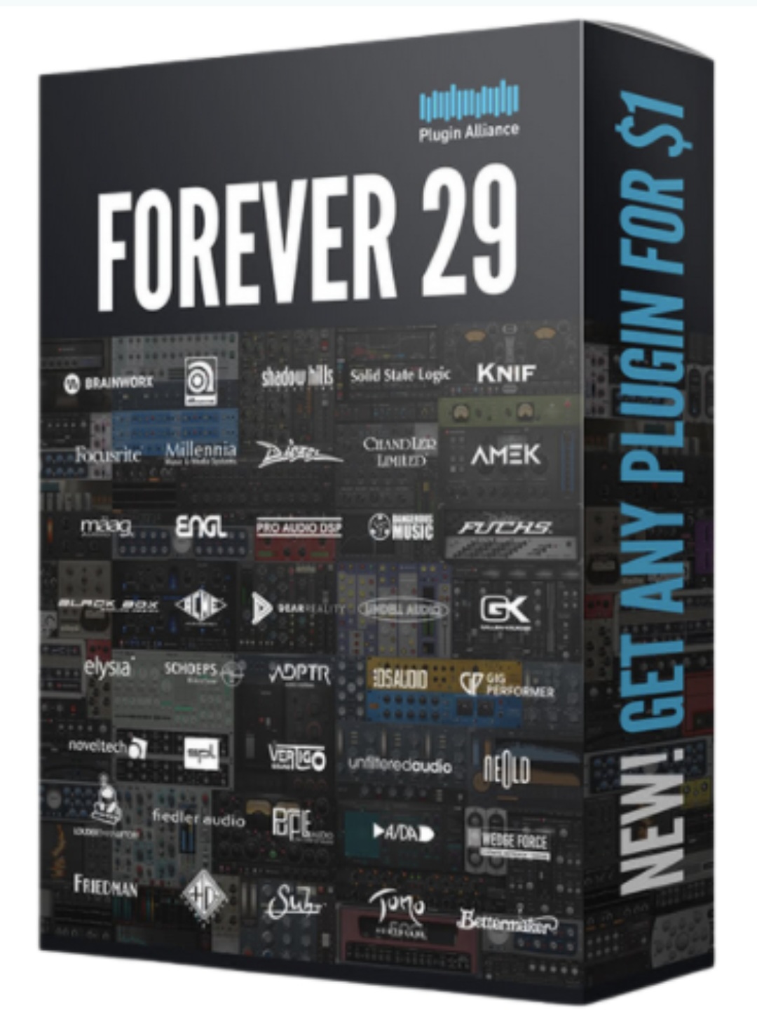 Plugin Alliance Plugin Alliance FOREVER 29 VOUCHER for eny plugin