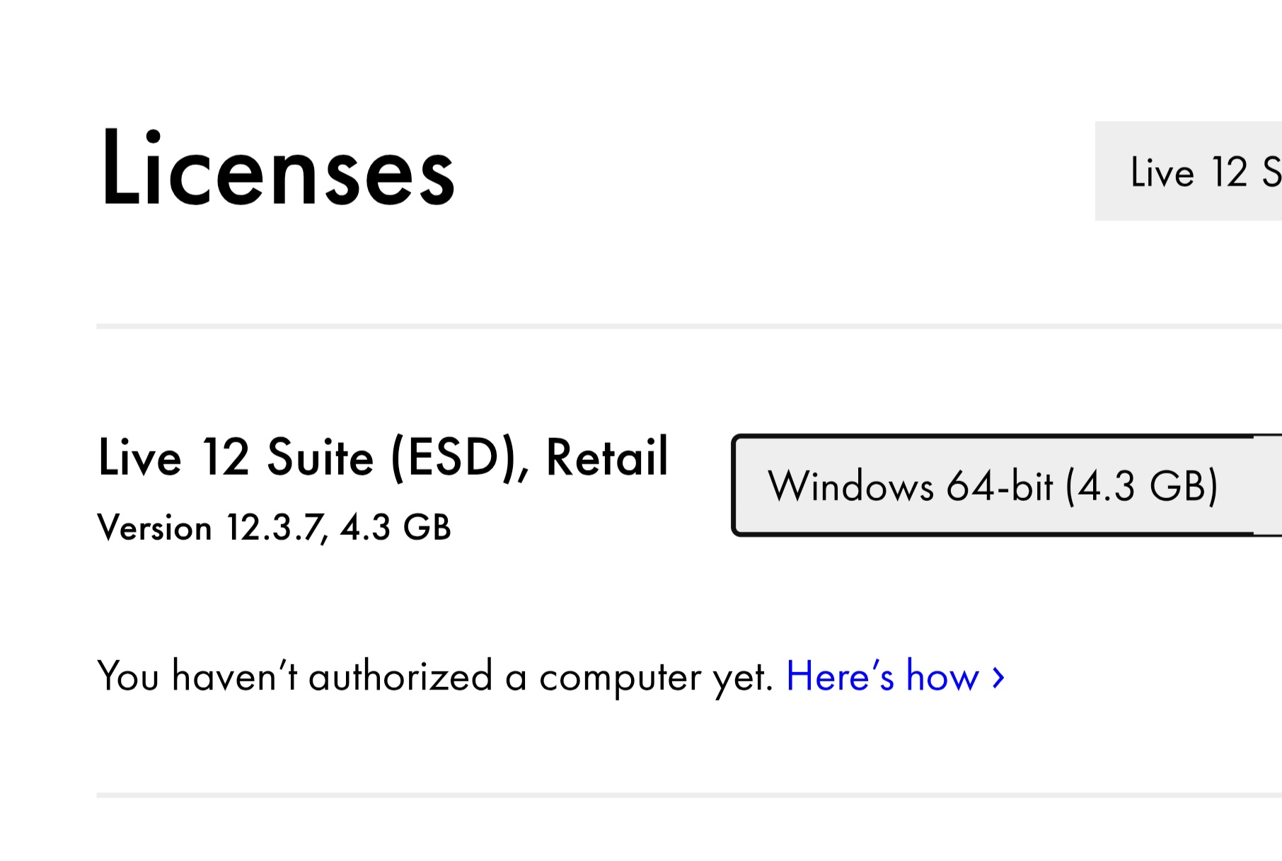 Ableton Ableton Live 12 suite