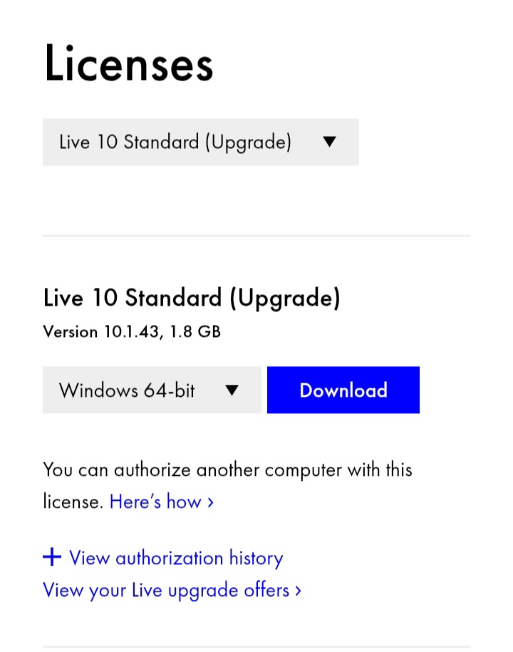 Ableton Ableton Live Standard 10