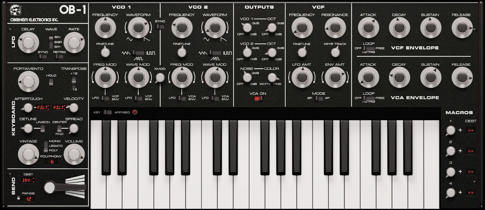 GForce Oberheim OB-1
