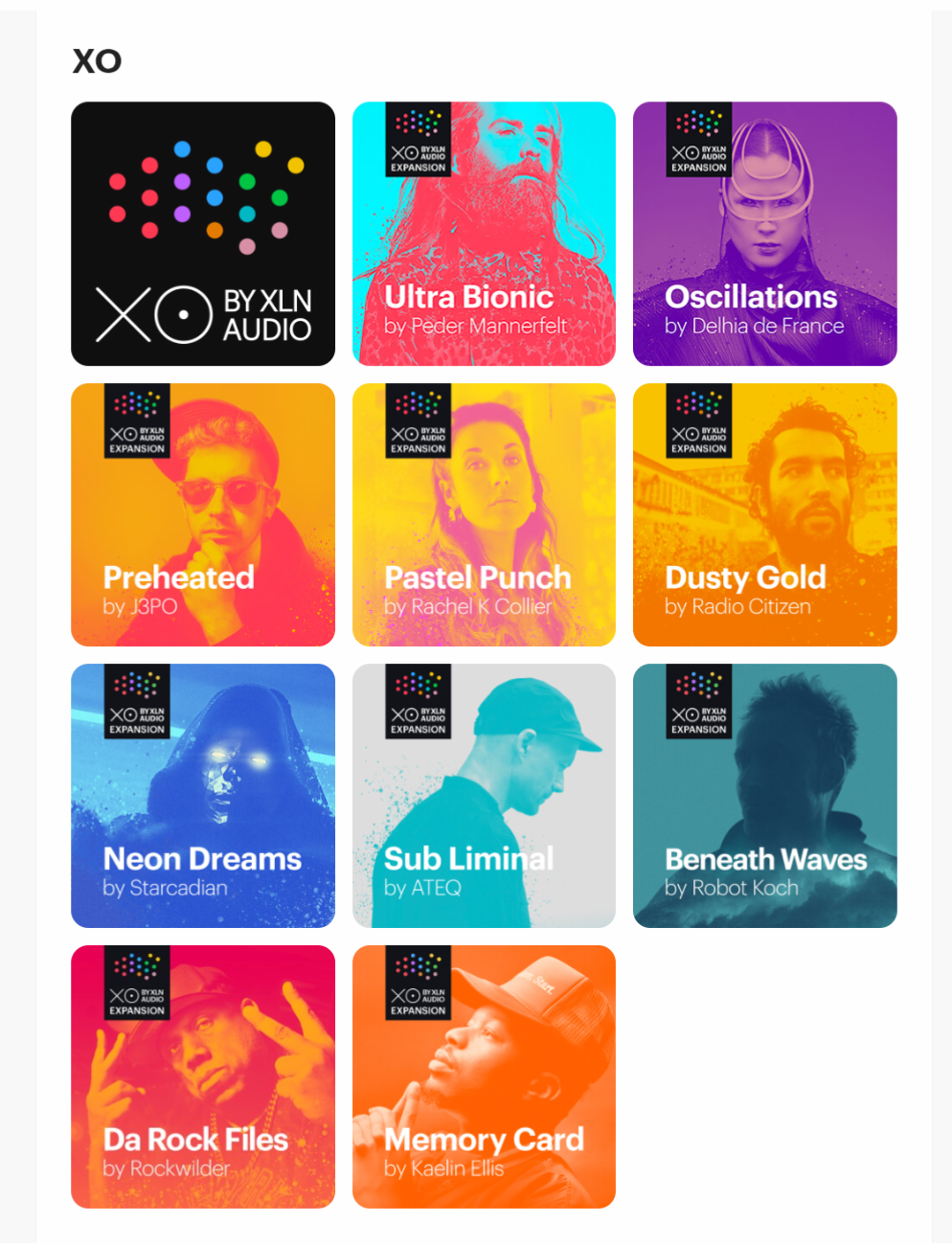 XLN Audio XO + 10 expansions