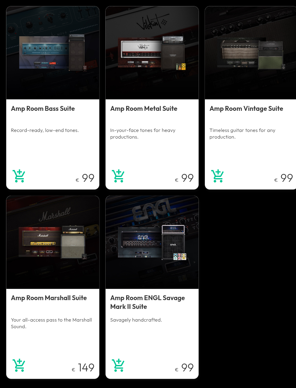 Softube Amp Room Suite Bundle - all five products