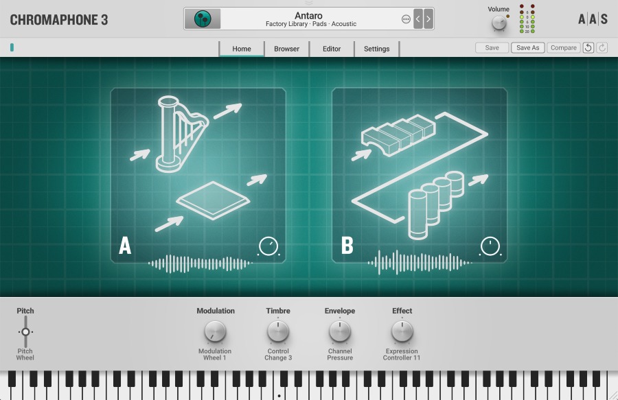 AAS Applied Acoustics Systems Chromaphone 3 + 3 expansions