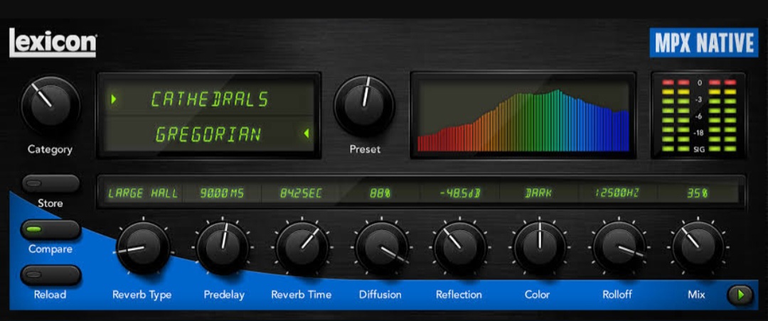 Lexicon MPX Native Reverb