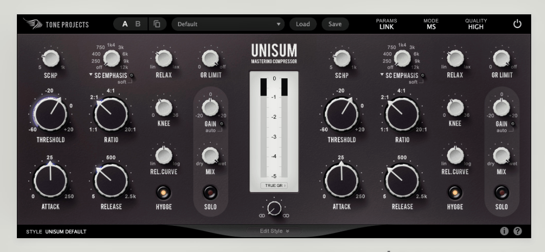 Tone Projects Unisum Mastering Compressor