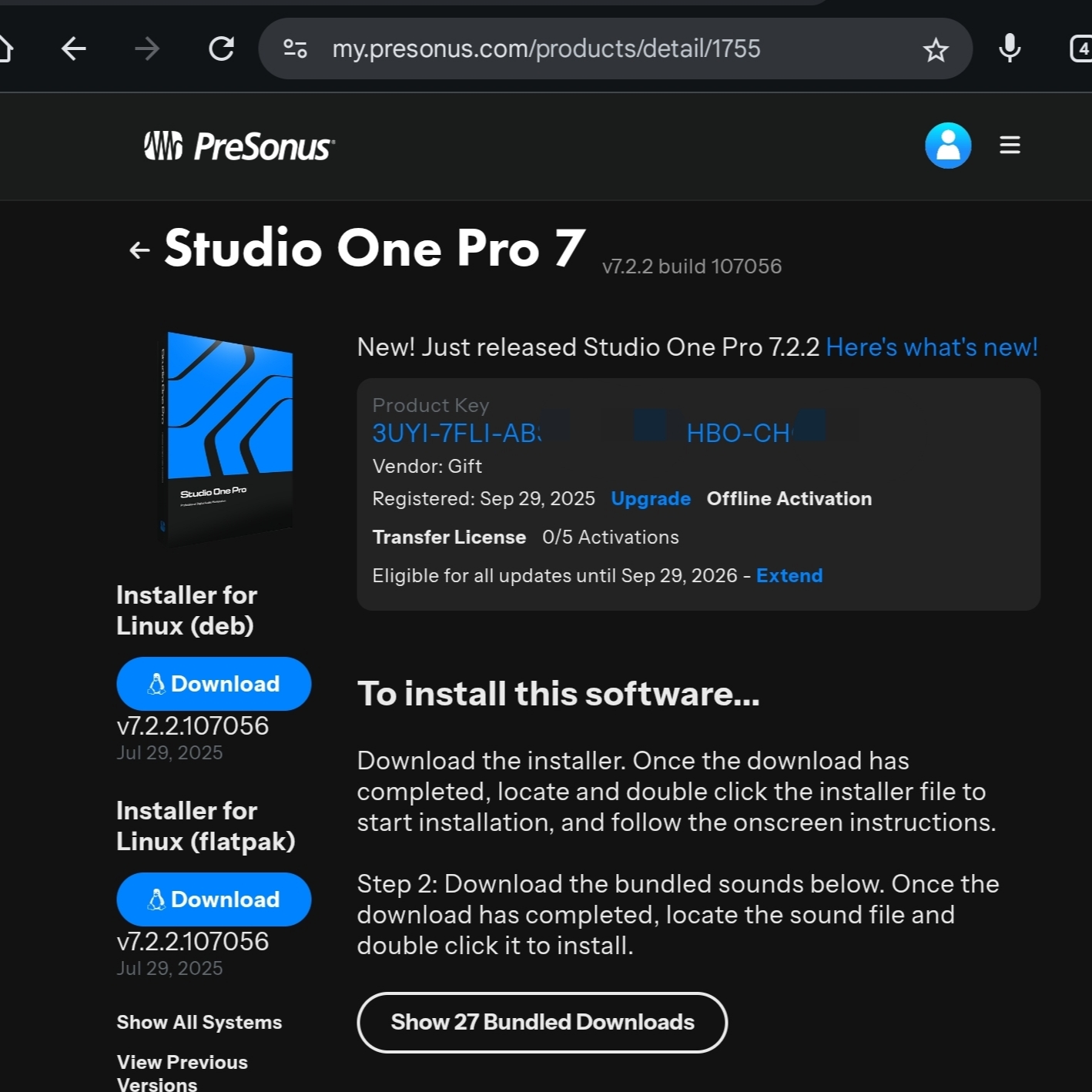 Presonus Studio One 7.2.3 Pro