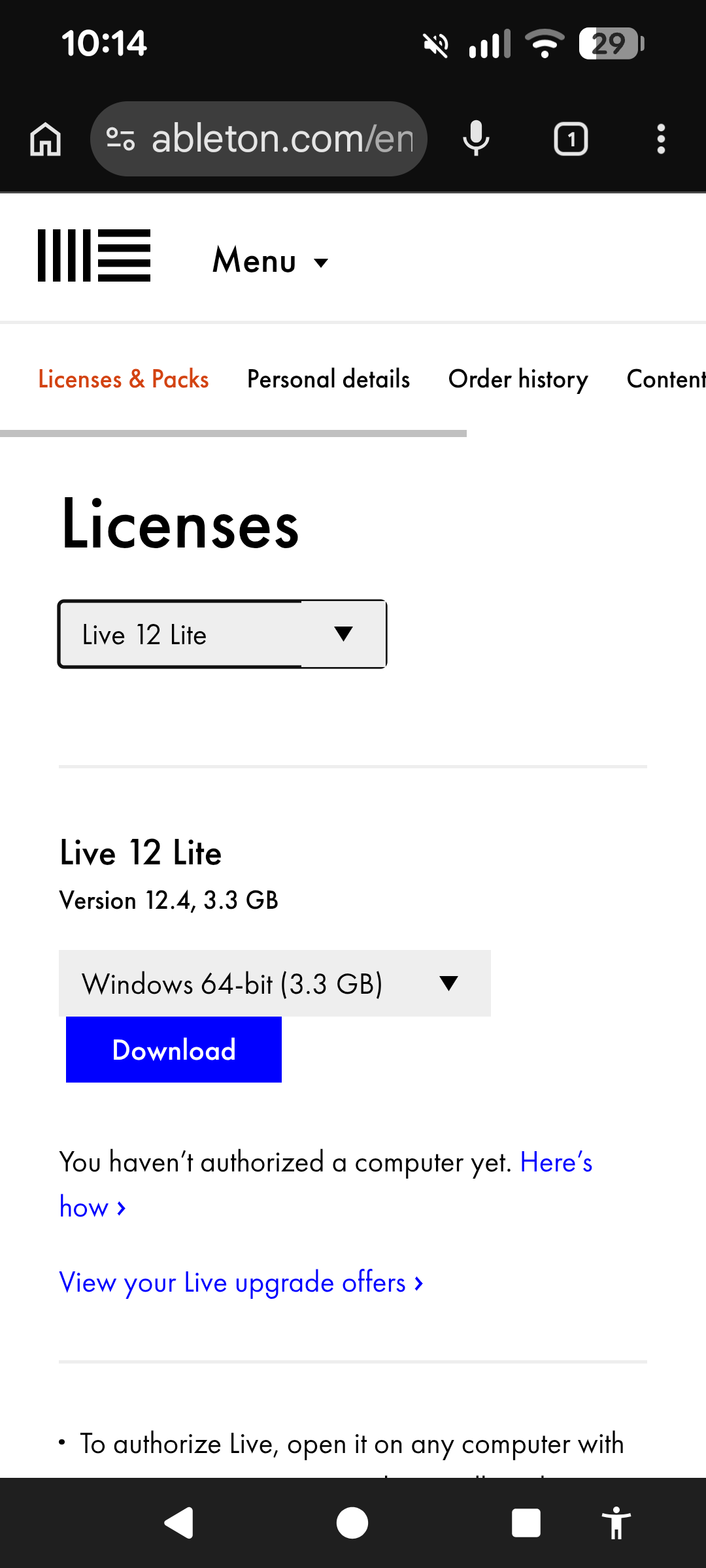 Ableton FS. Ableton live lite 12