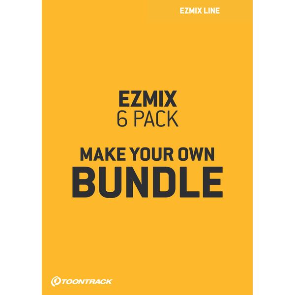 Toontrack EZmix 6 Pack Bundle (pick 6 of your choice)