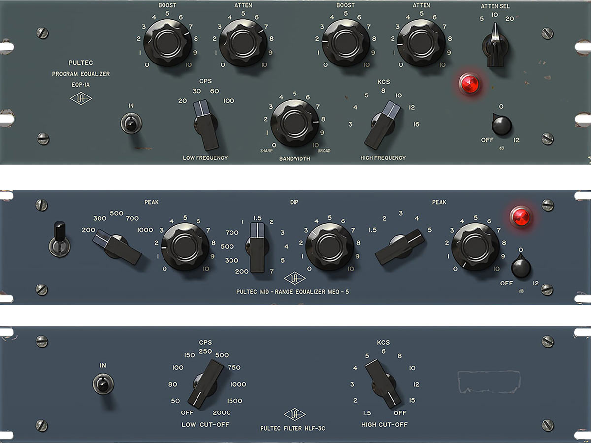 Universal Audio Pultec Passive EQ collection