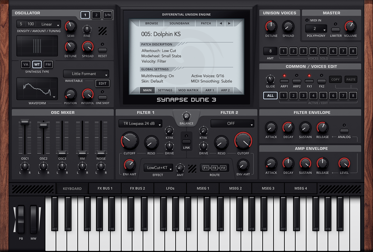 Synapse Audio Dune 3 + 9 Soundsets