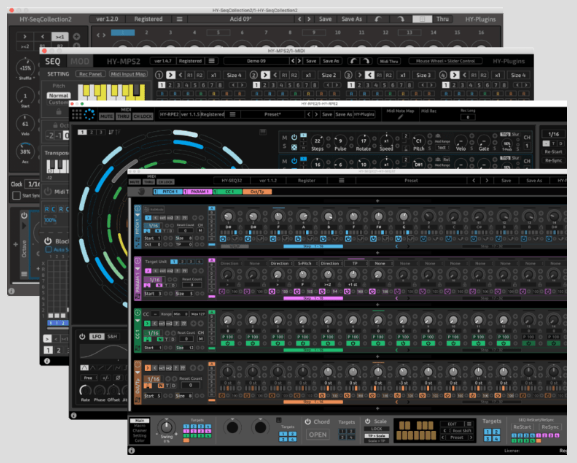 HY-Plugins HY-RPE2 + HY-SeqCollection2 + HY-SEQ32 +HY-MPS3