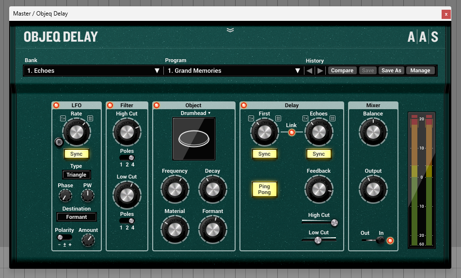AAS Applied Acoustics Systems Objeq Delay