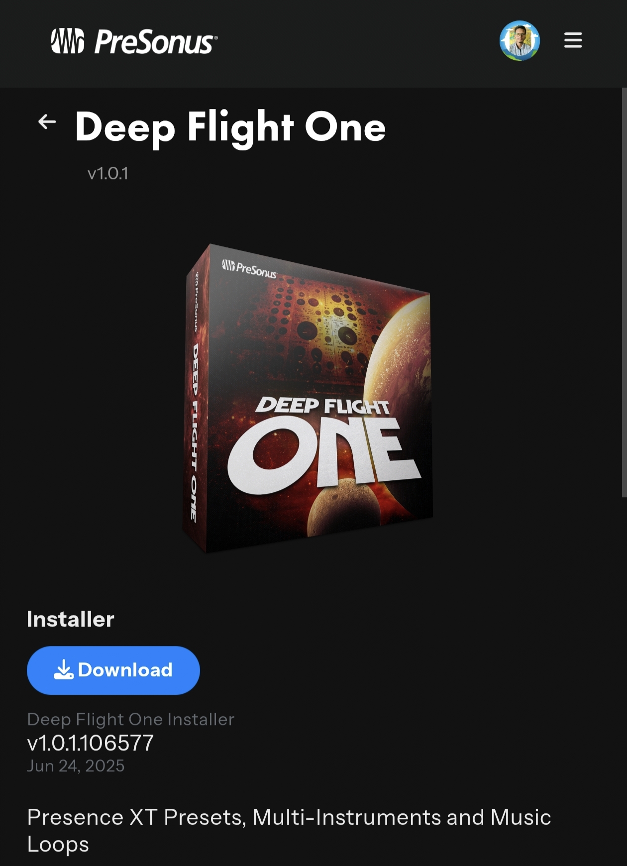 Presonus deep flight one