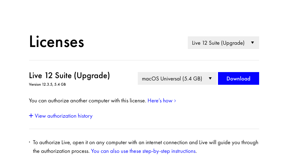 Ableton Ableton Live 12 Suite (Full Version)