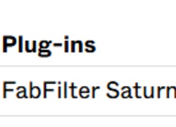 Fabfilter Saturn