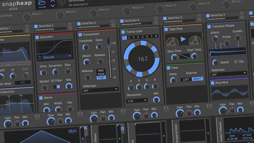 Kilohearts Snap Heap — Multi-Effect Host
