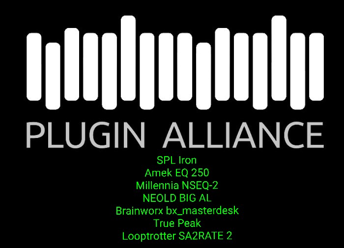 Plugin Alliance 6 plugins bundle