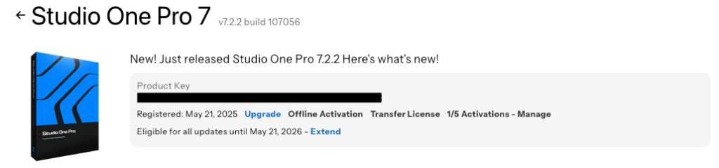 Presonus studio one pro 7