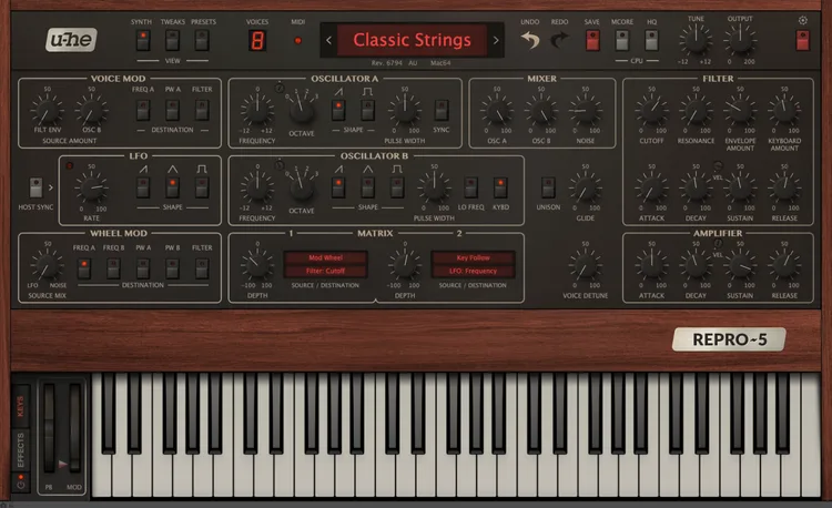 u-he u-he Repro-1 & Repro-5 Plug-in