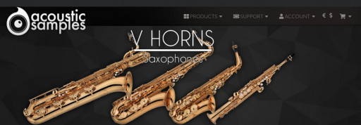 Acustic Samples VHorns Saxophone, sopranos, Altos, Tenors, Bariton