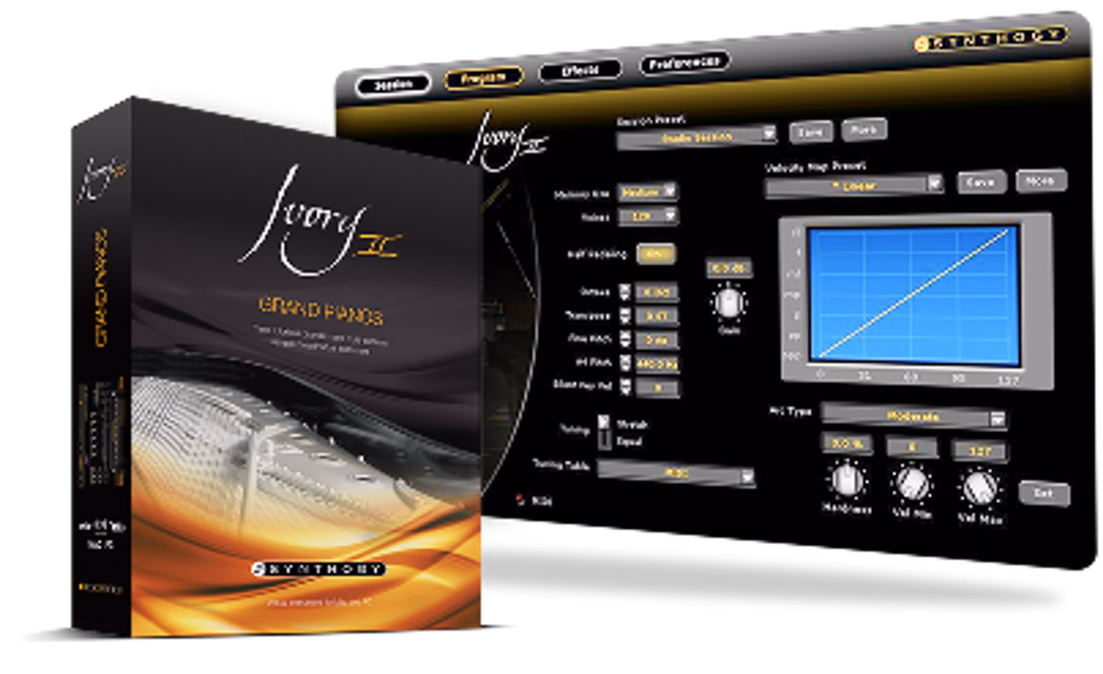 Synthogy Ivory (Italian, Grand Pianos and American Concert 