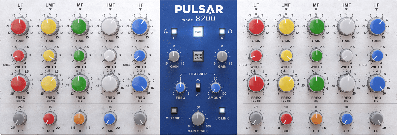 Pulsar Audio 8200, 1178, VM-COMP, Echorec