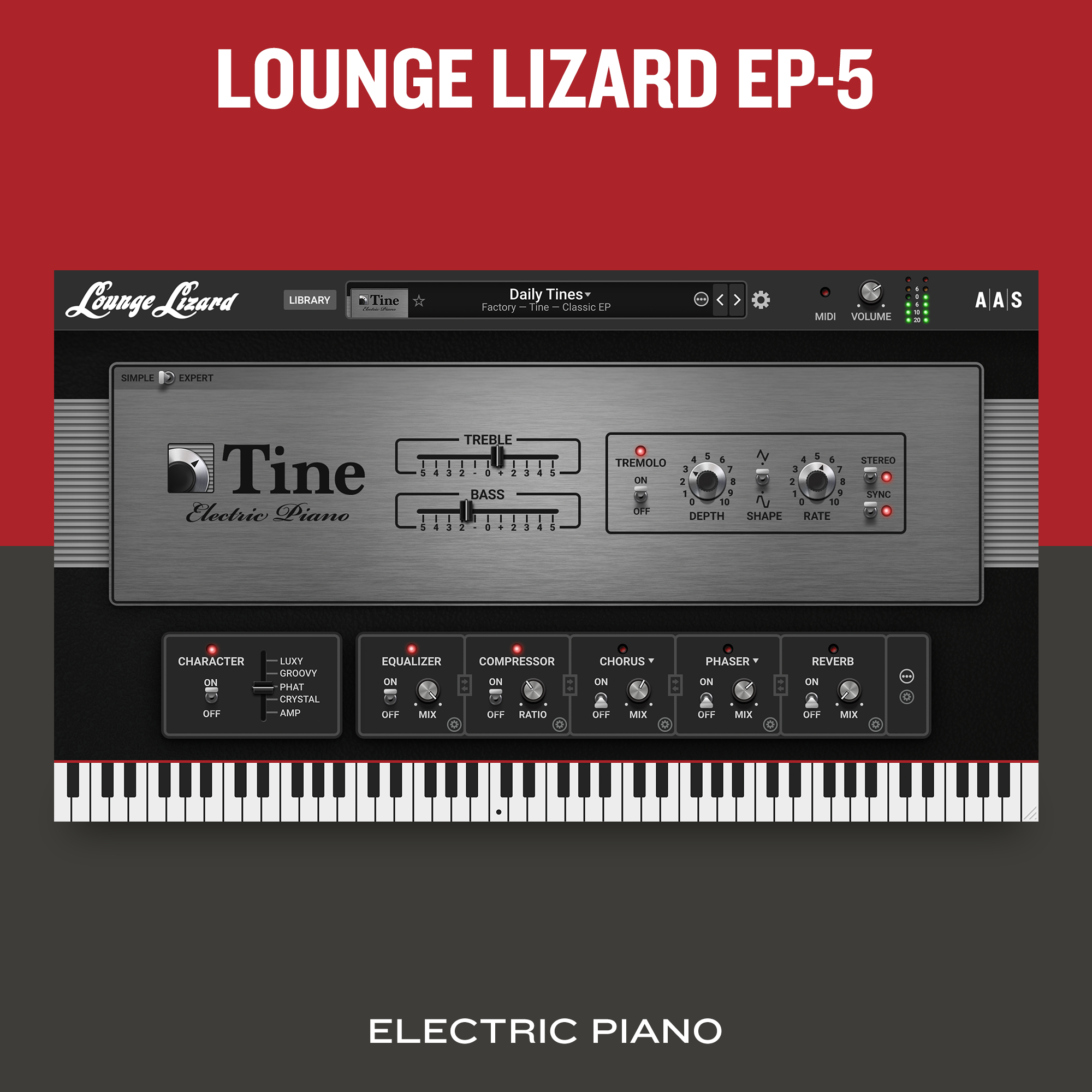 AAS Applied Acoustics Systems Lounge Lizard EP-5 + Strum Session &  Ultra Analog