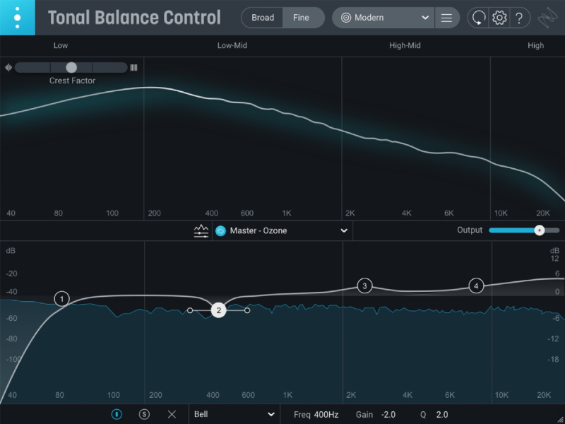 iZotope tonal balance control 2