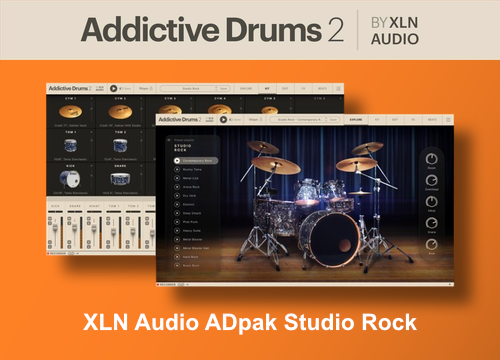 XLN Audio XLN Audio ADpak Studio Rоck