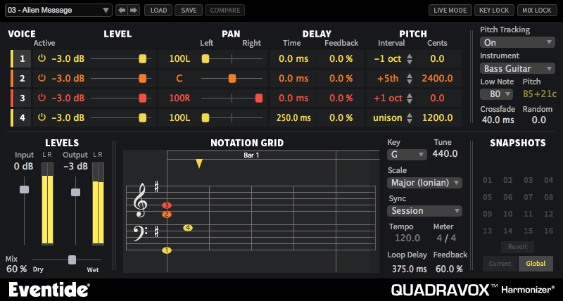 Eventide Quadravox v3