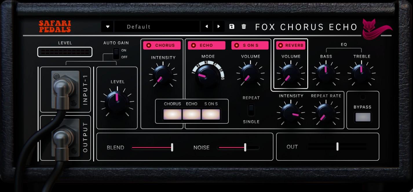 Safari Pedals Fox Chorus Echo