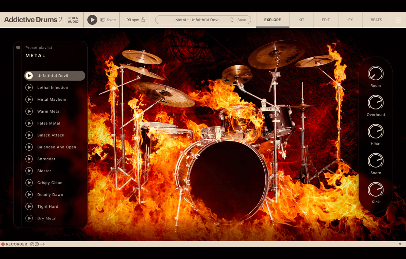 XLN Audio Addictive Drums 2: Rock & Metal Edition