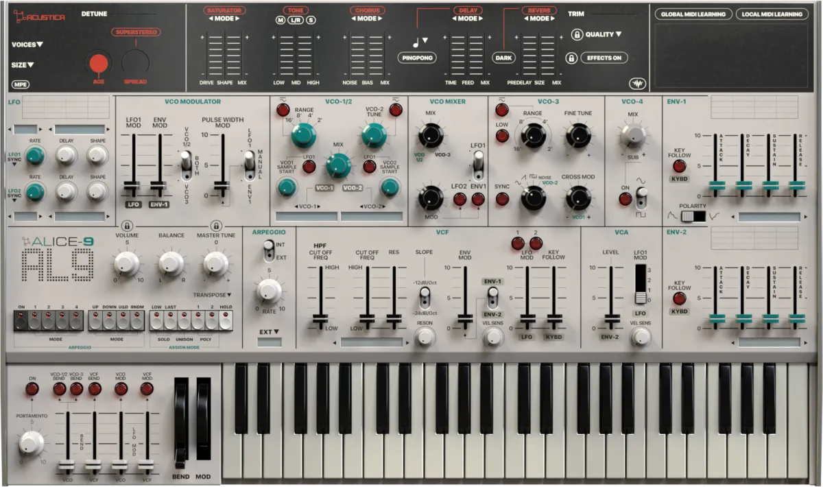 Acustica Audio Alice9