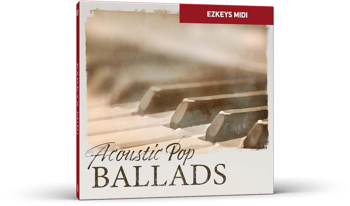 Toontrack EZkeys MIDI Pack - Acoustic Pop Ballads