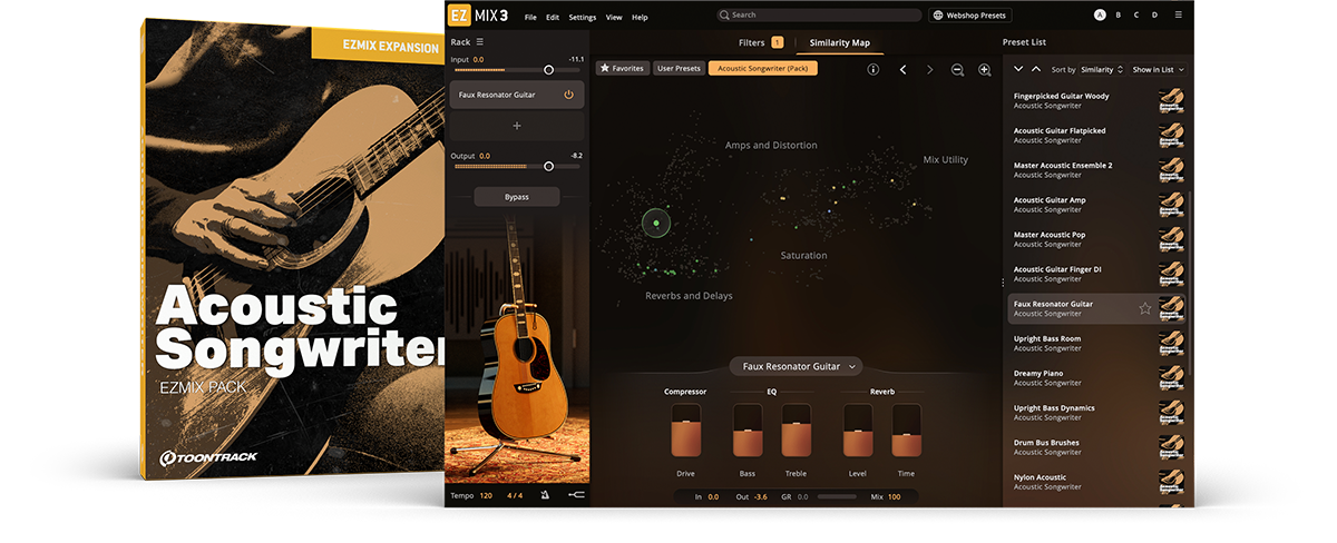Toontrack EZmix Pack - Acoustic Songwriter