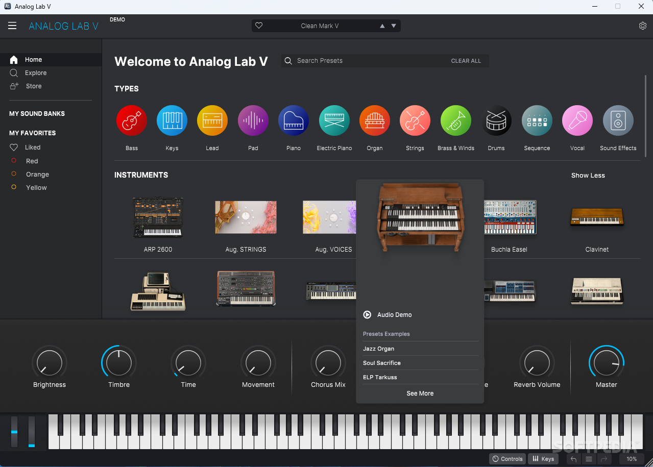 Arturia Analog Lab Pro, Plus Expansions