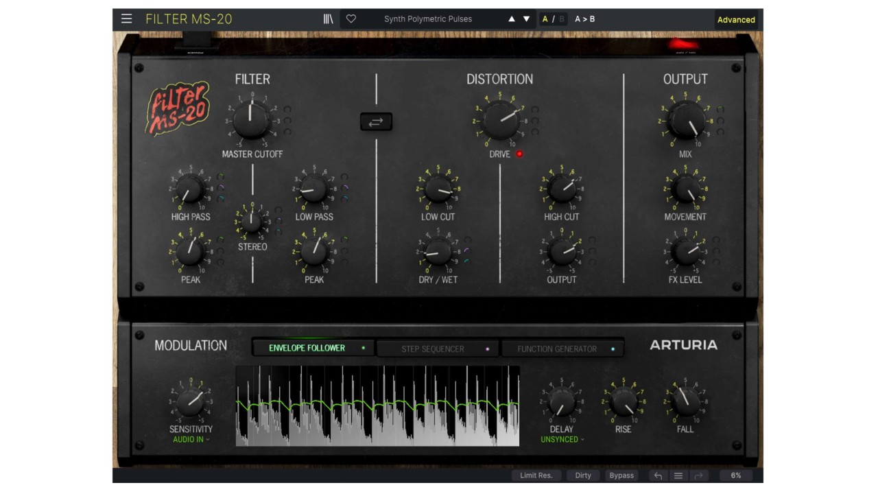 Arturia Filter MS 20
