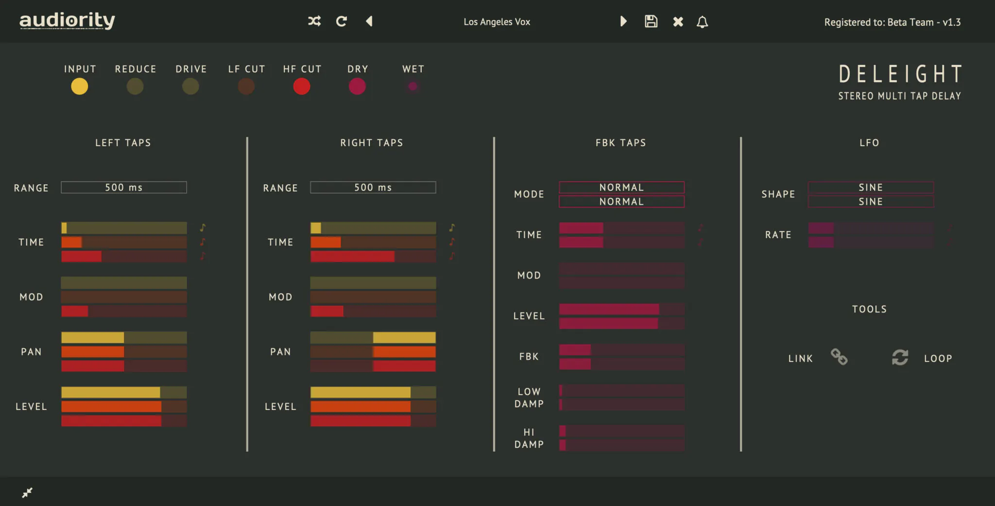 Audiority Deleight + free Safari Fox Echo Chorus