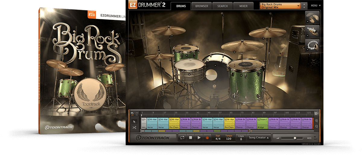 Toontrack EZX Big Rock Drums Expansion