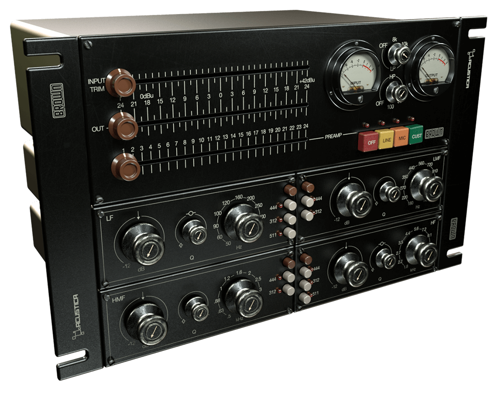 Acustica Audio BROWN - Quad-Eight, Federal, Electrodyne, Etc