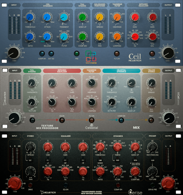 Acustica Audio Ceil+Celestial+Cerise